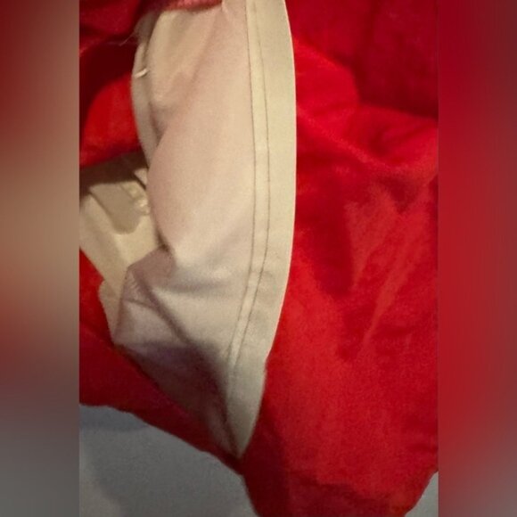 Iris Setlakwe  sheath cocktail dress red party office lined rare tencel Ruched 2 - Picture 4 of 5